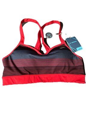 Brooks NWT Size Small Crossback Uprise Market Haze Dahlia Sports Bra Breathable